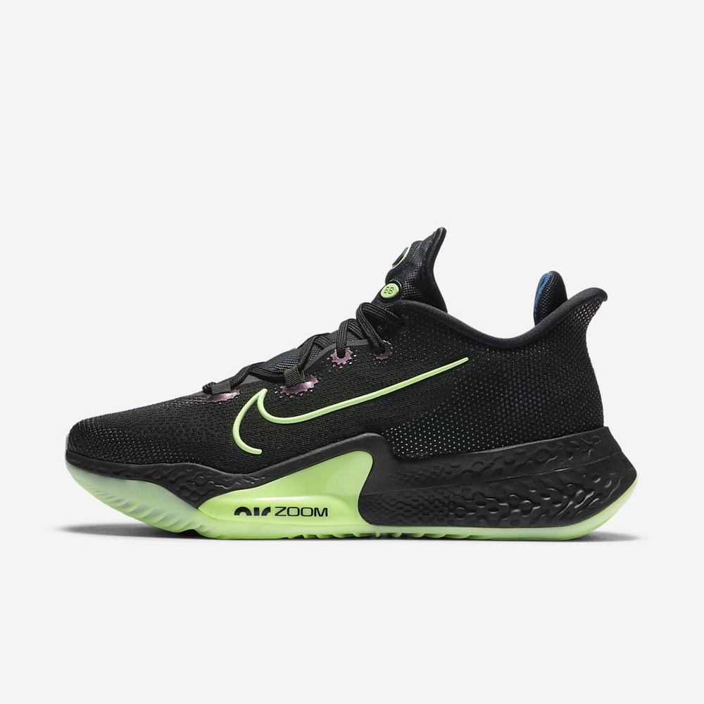 Chaussure De Basket Nike Air Zoom BB NXT Noir 6705-918 Black/Lime Blast/Valerian Blue Femme | DGG-65284243